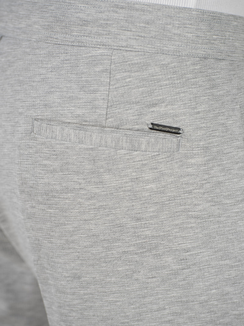 Aurest Grey Relaxed Fit Power-Stretch Korean Pintuck Pants