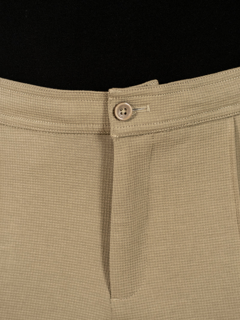 Hawk Khaki Relaxed Fit Power-Stretch Korean Pintuck Pants