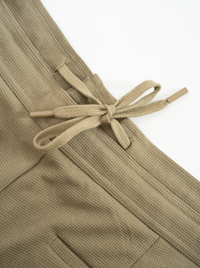 Hawk Khaki Relaxed Fit Power-Stretch Korean Pintuck Pants