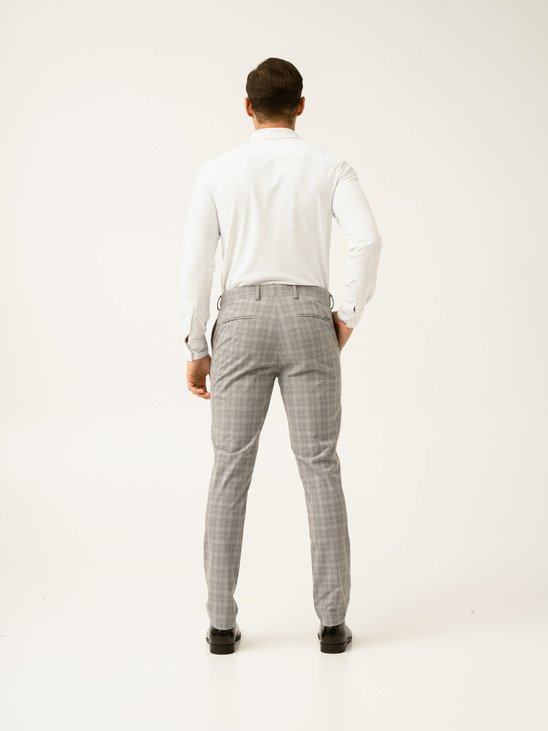 Grey Plaid Pants Light Grey Pants White Shirt Jasper Light Grey Check Suit Trouser Jacamo