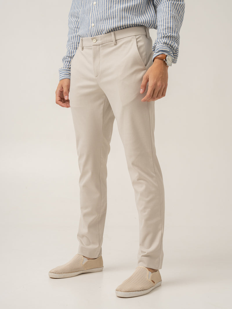 Kutch Cream Power-Stretch Pants