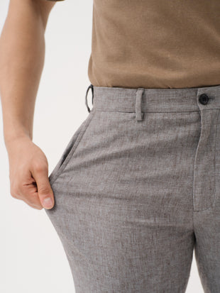 Earthkind Grey Linen Sorona Pants