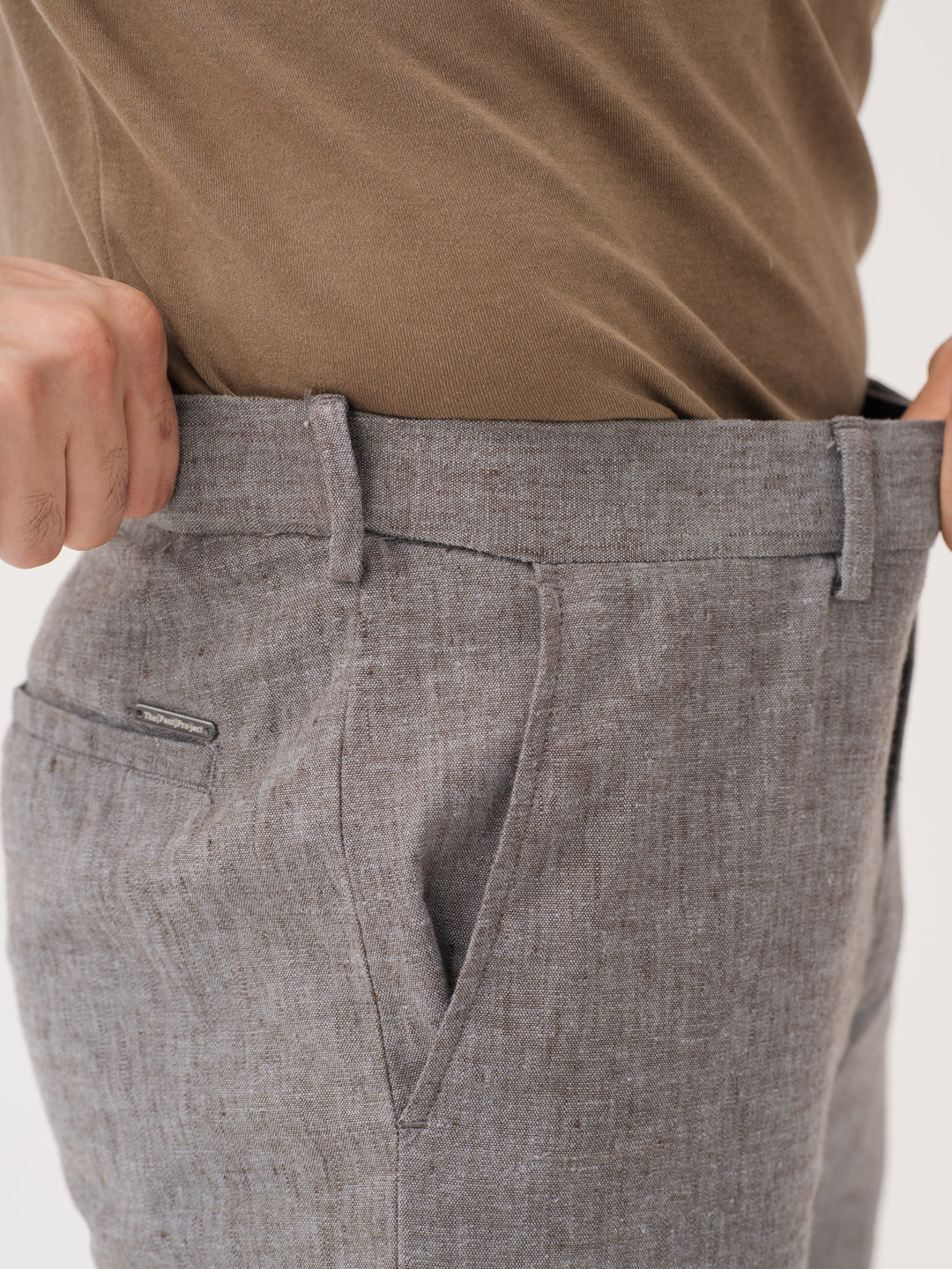 Earthkind Grey Linen Sorona Pants