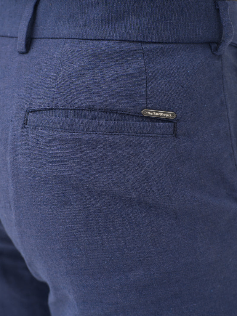 Havenloop Navy Linen Sorona Pants