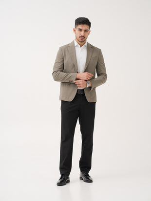 Everyday Black Relaxed Fit Stretch Formal Pants