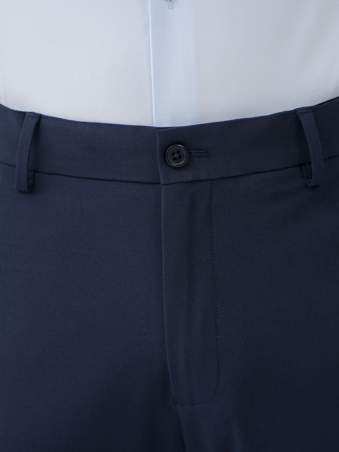 Daily Navy Relaxed Fit Stretch Formal Pants