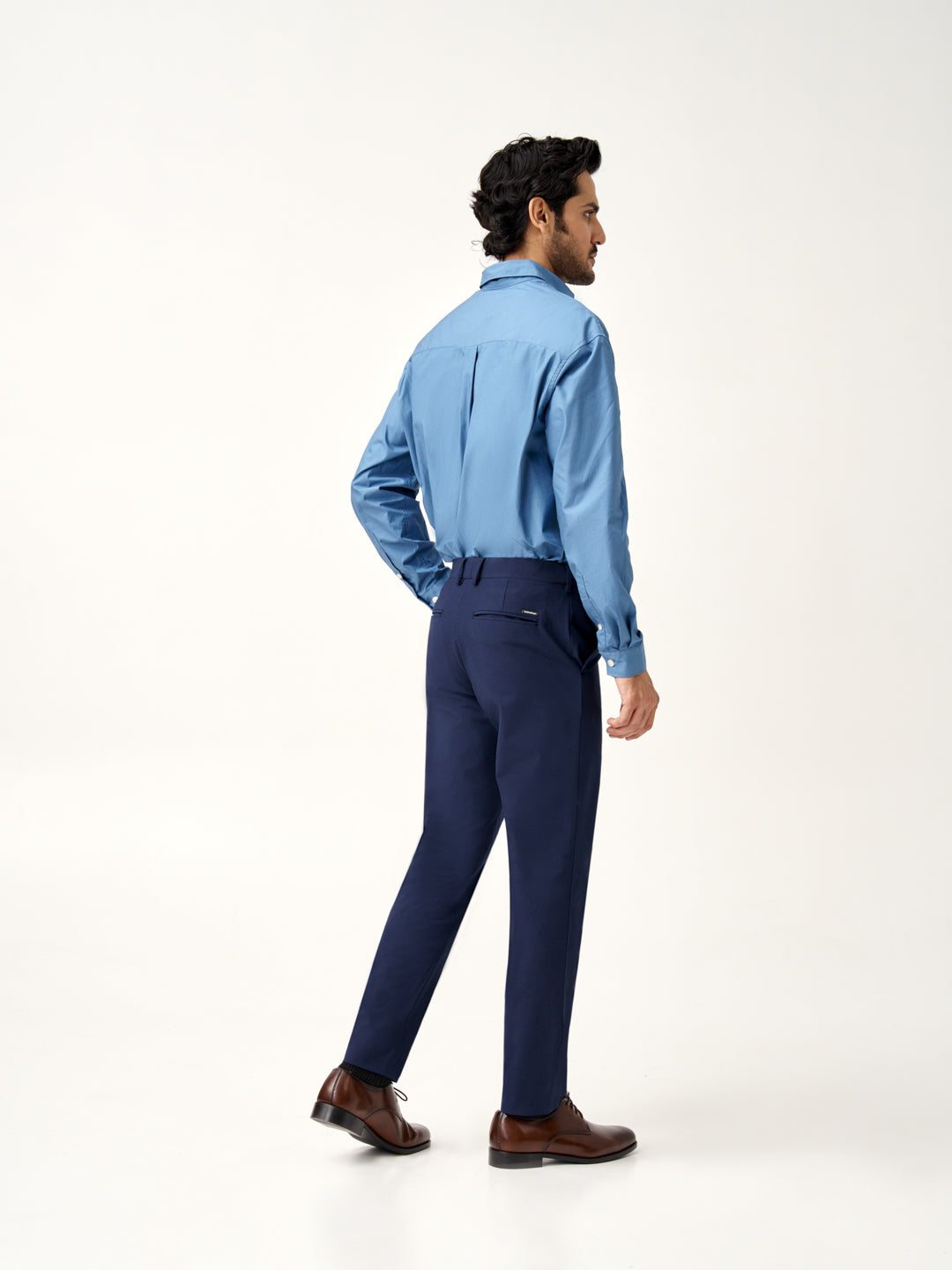 Eco Navy Blue Stretchable Formal Trouser For Men Eco Navy Blue Stretchable Formal Trouser For Men