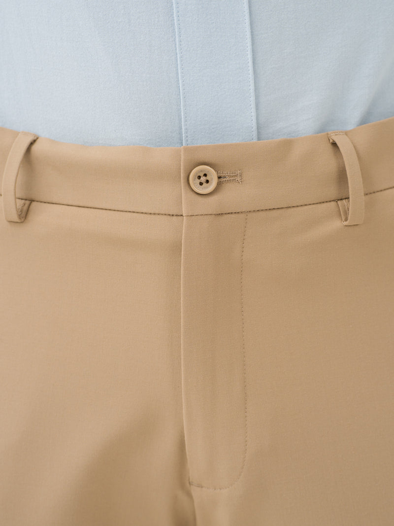 Somewhere Khaki Relaxed Fit Stretch Formal Pants