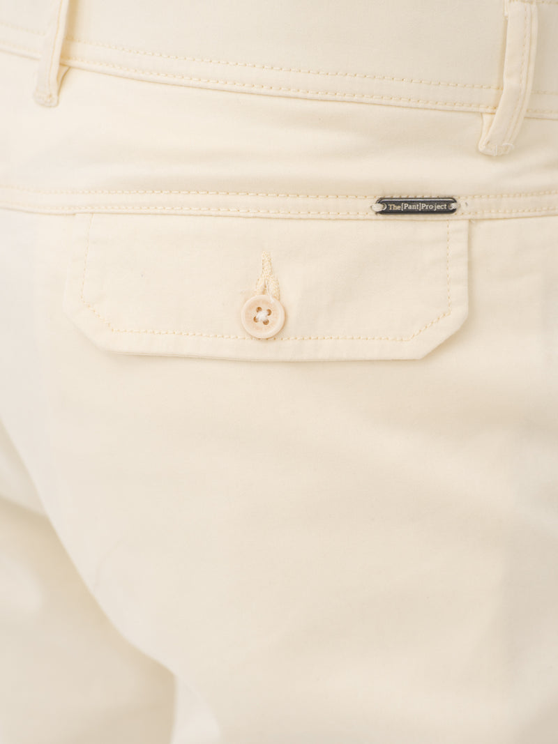 Burl Beige Relaxed Fit Stretch Cargo Pants