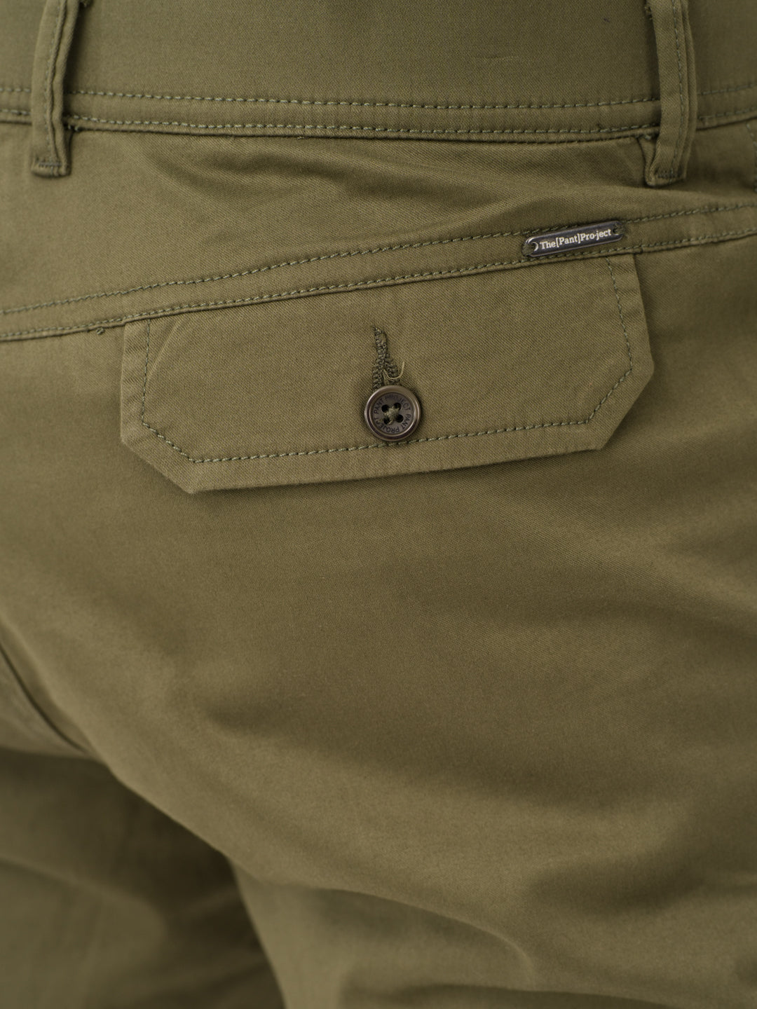 Sap Green Relaxed Fit Stretch Cargo Pants