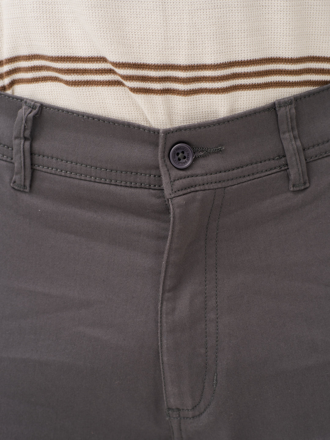 Cave Grey Relaxed Fit Stretch Cargo Pants