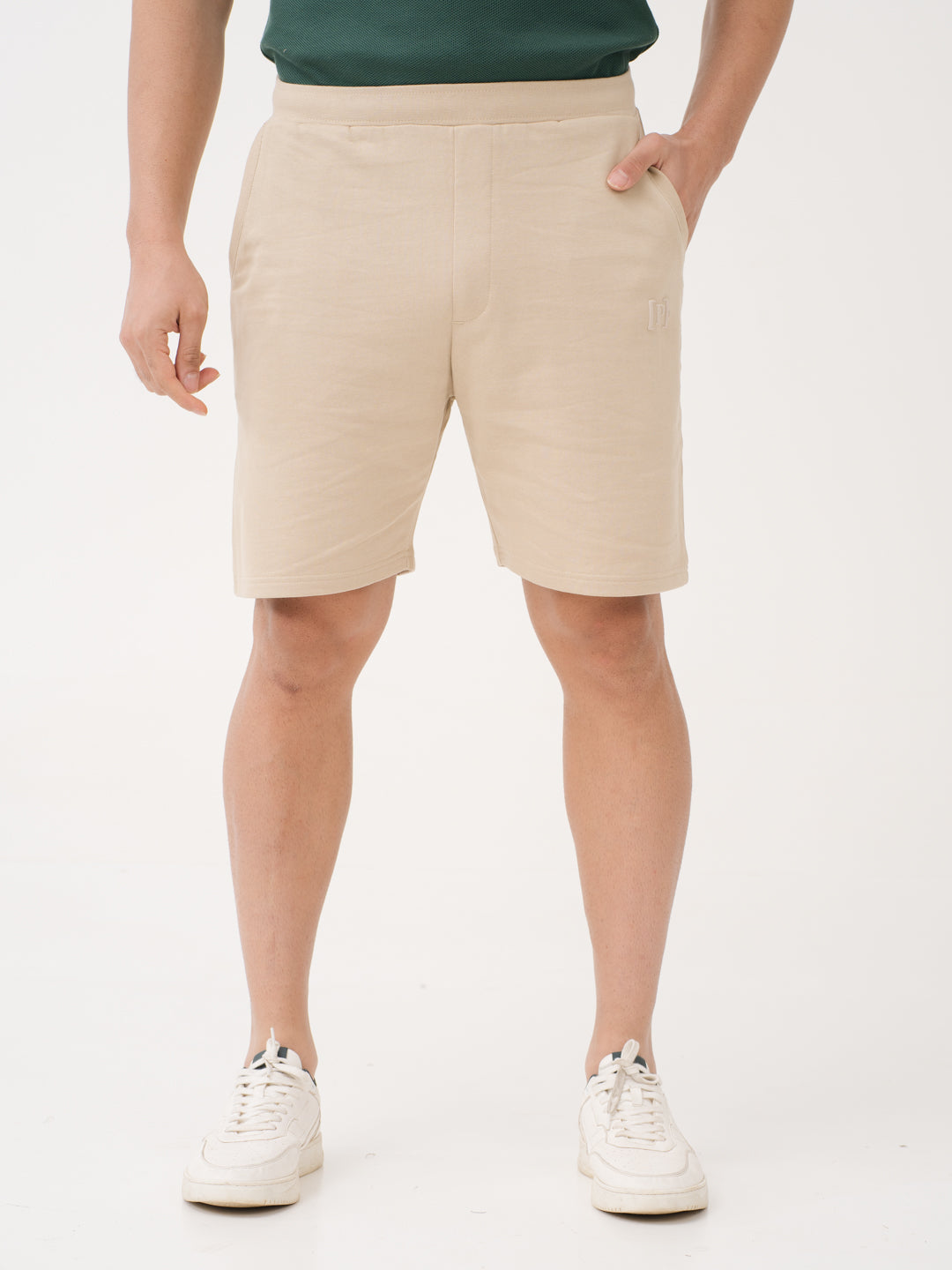 Sunbaked Beige Relaxed Fit Sweatshorts