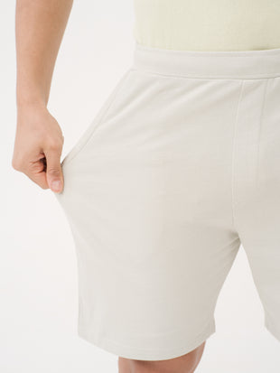 Beach Grey Relaxed Fit Sweatshorts