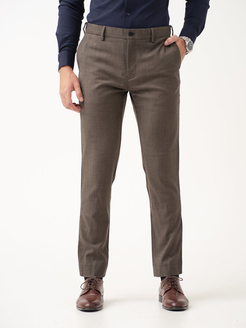 Natural Olive Merino Wool Pants