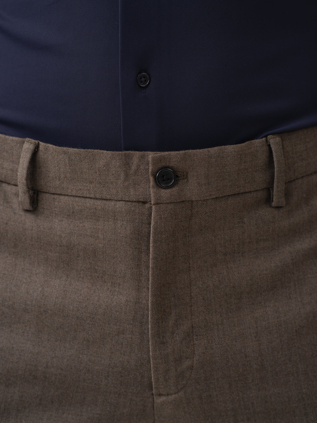 Natural Olive Merino Wool Pants