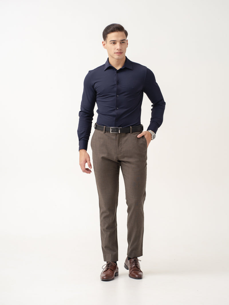 Natural Olive Merino Wool Pants