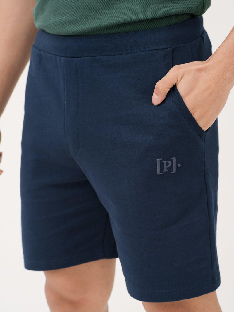 Jetstream Navy Relaxed Fit Sweatshorts