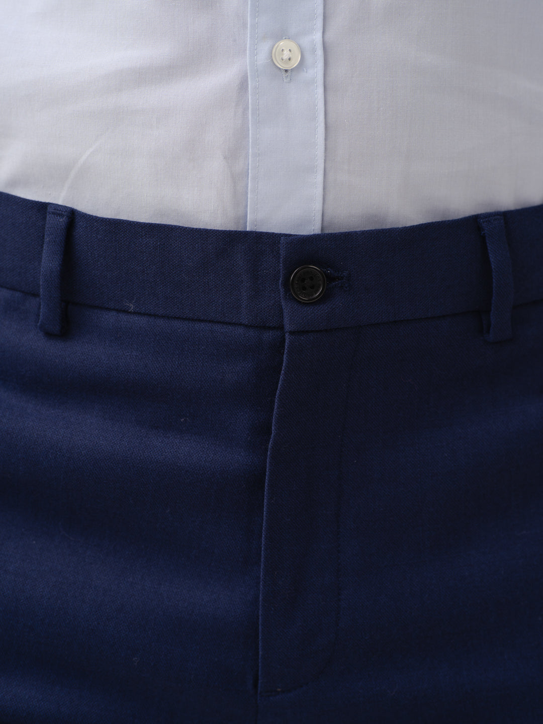 Prussian Blue Merino Wool Pants