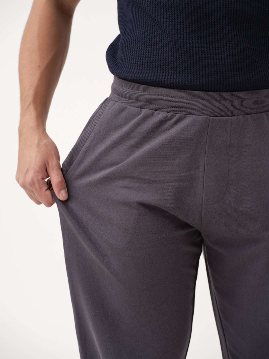 Thunderstorm Grey Cotton Sweatpants