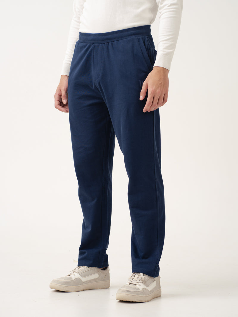 Cosmic Navy Cotton Sweatpants