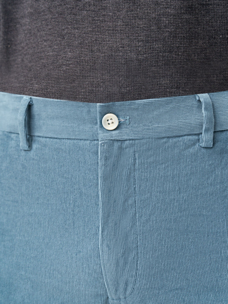 BoraBora Blue Corduroy Stretch Pants