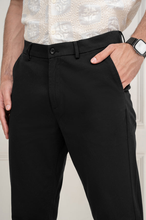 deep black pants