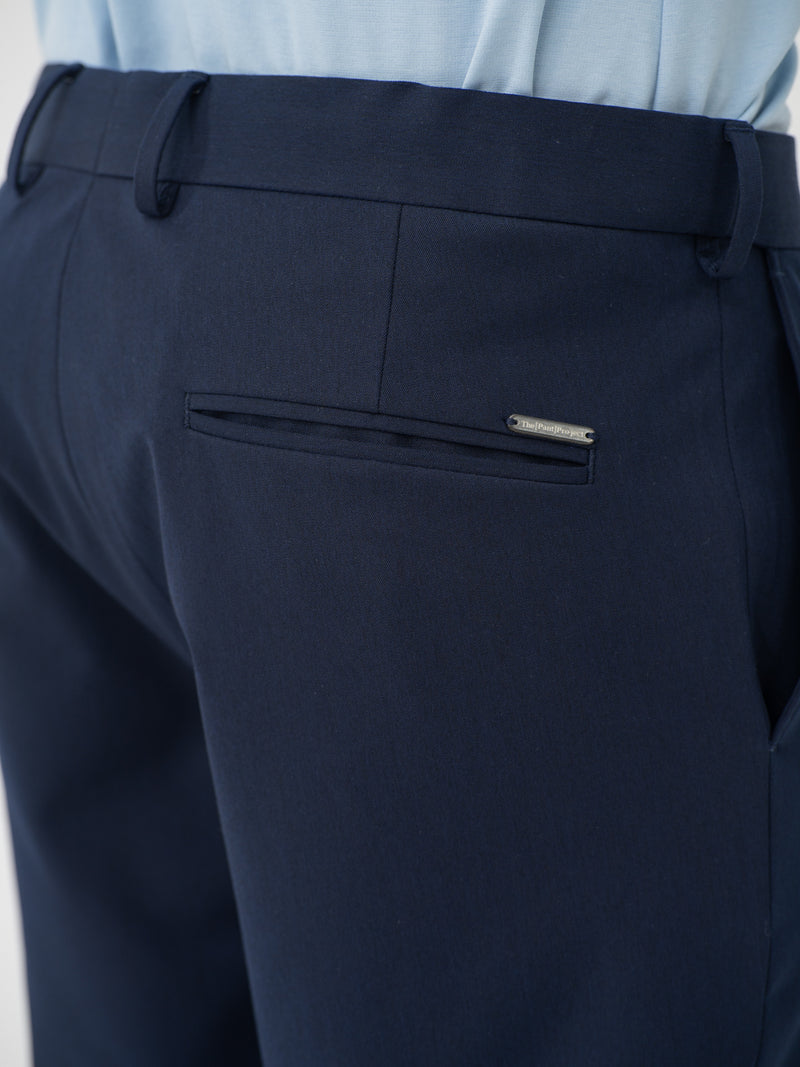 Wind Blue Water Repellent Relaxed Fit Stretch Formal Pant