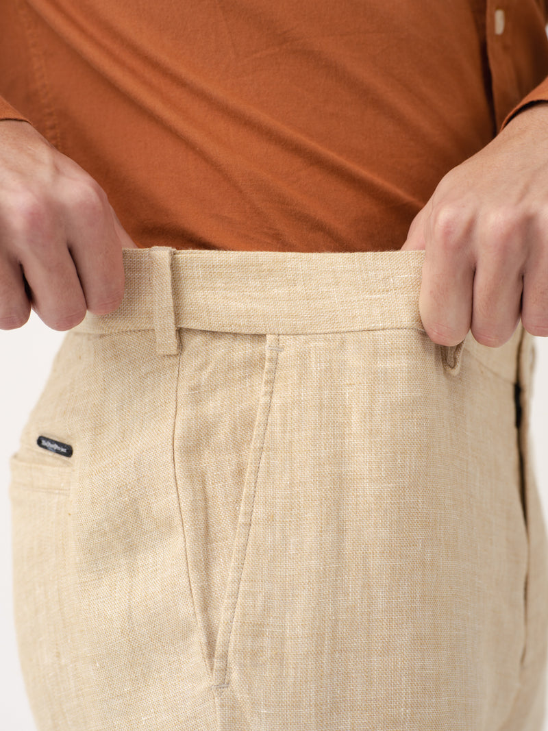 Salted Caramel 100% Linen Pants
