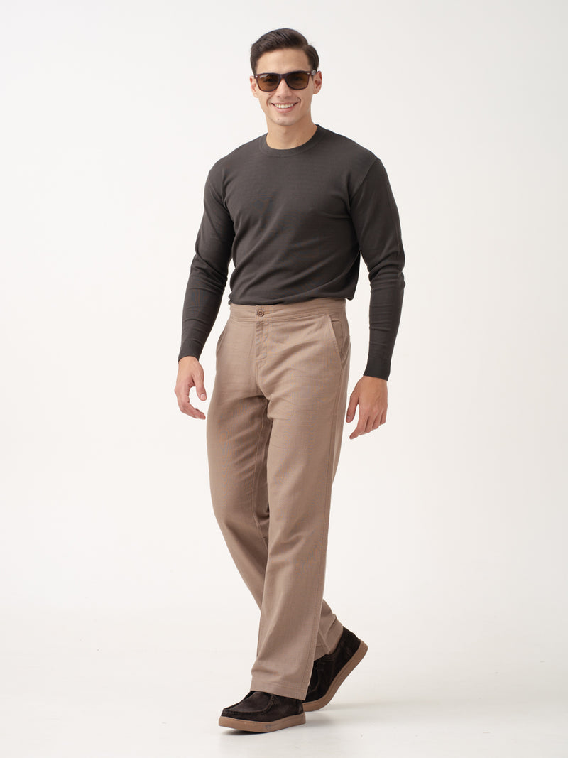 Baga Brown All Day Lounge Cotton Pants