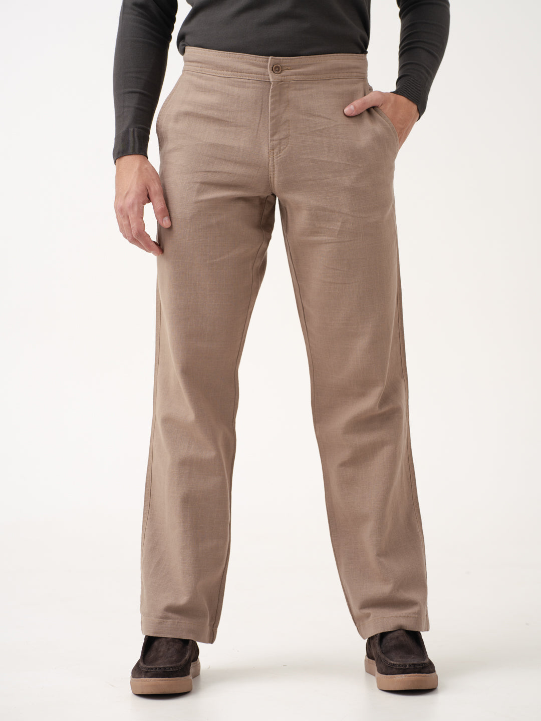 Baga Brown All Day Lounge Cotton Pants