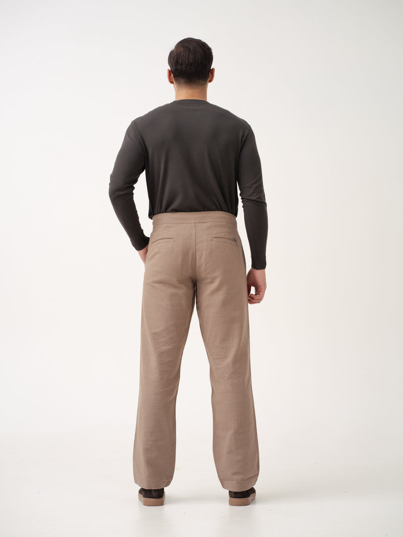 Baga Brown All Day Lounge Cotton Pants