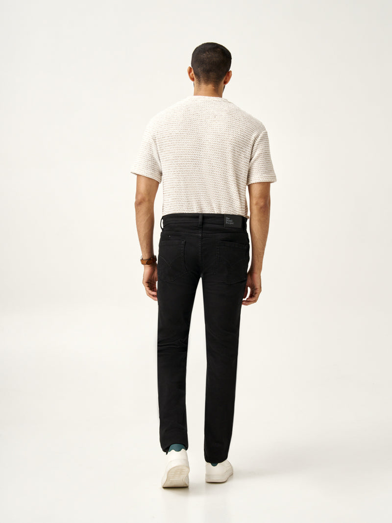 Raw Black Power-Stretch Slim Fit Jeans