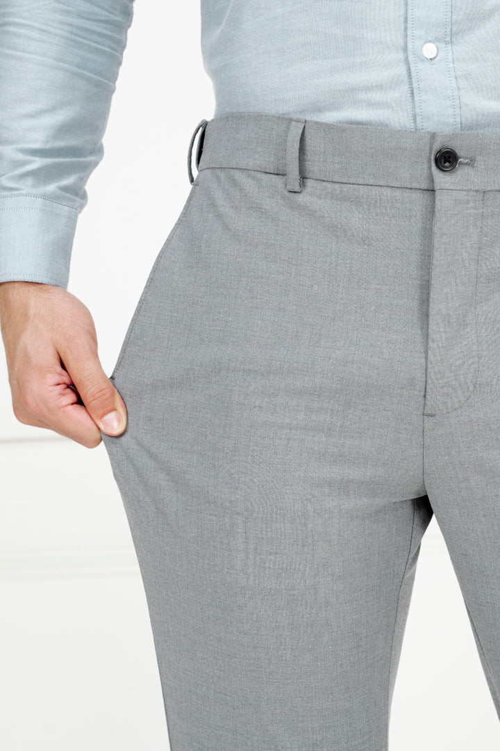 light grey formal pants