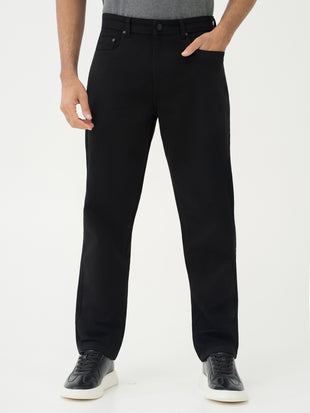 Inklock Black No Fade Jeans - Relaxed Fit