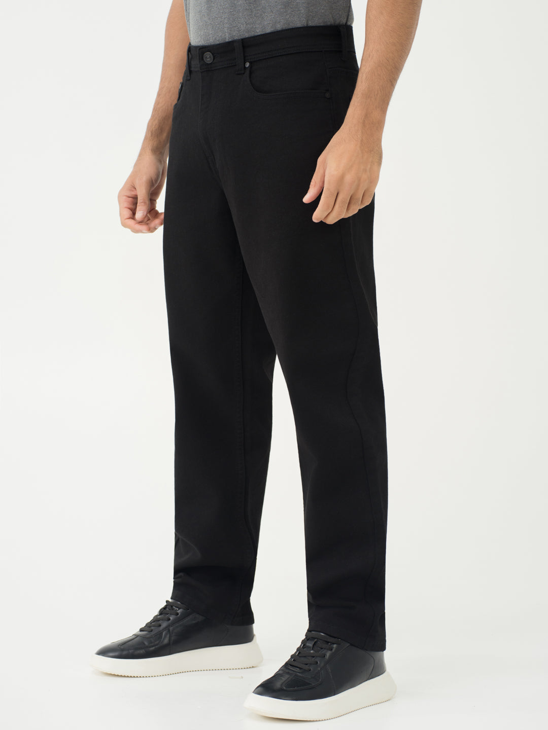 Inklock Black No Fade Jeans - Relaxed Fit