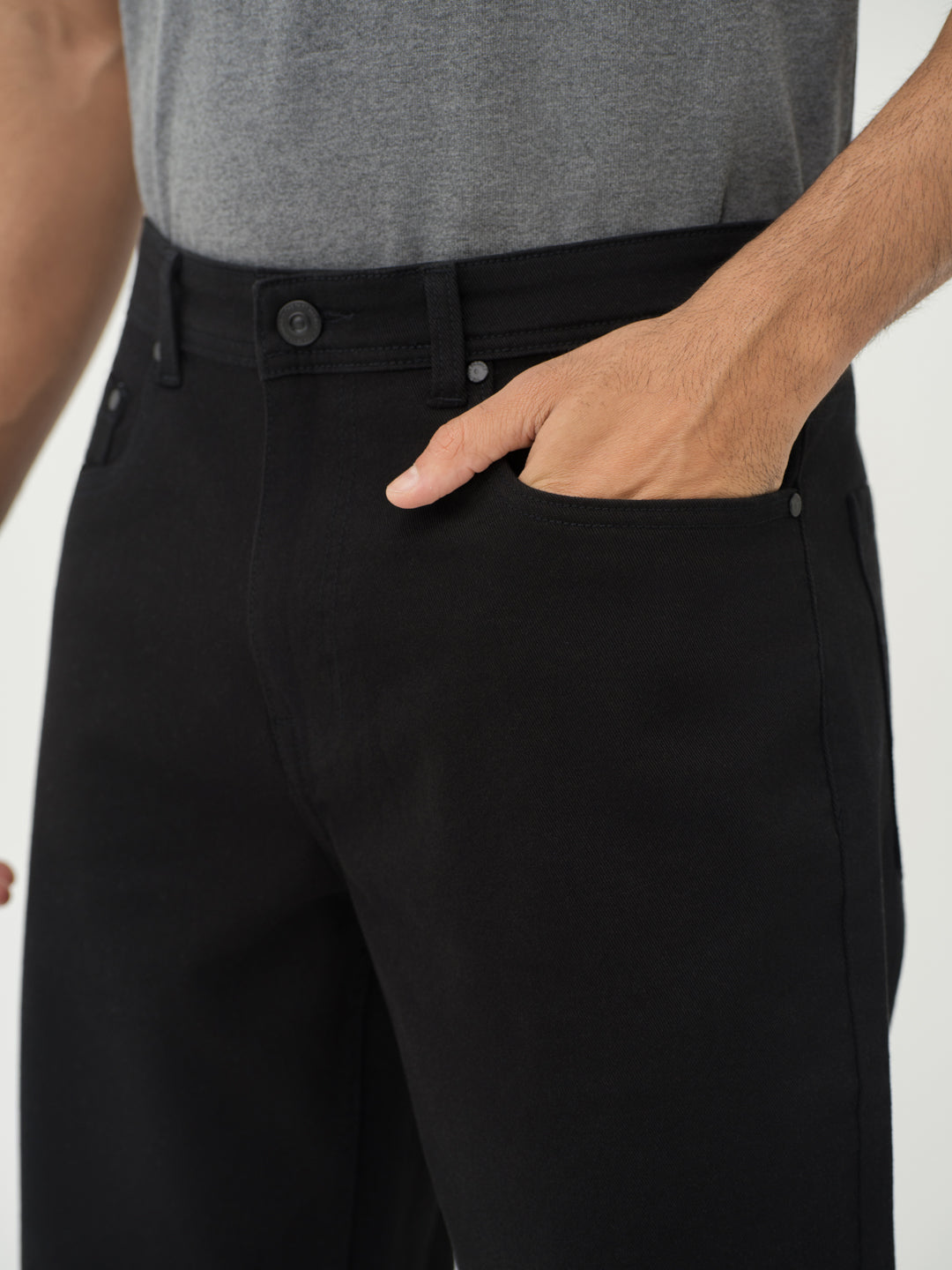 Inklock Black No Fade Jeans - Relaxed Fit