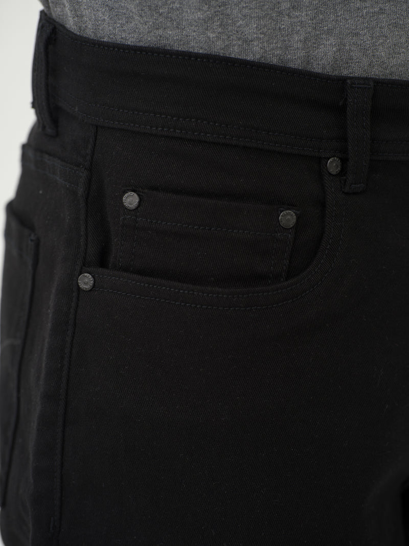 Inklock Black No Fade Relaxed Fit Jeans