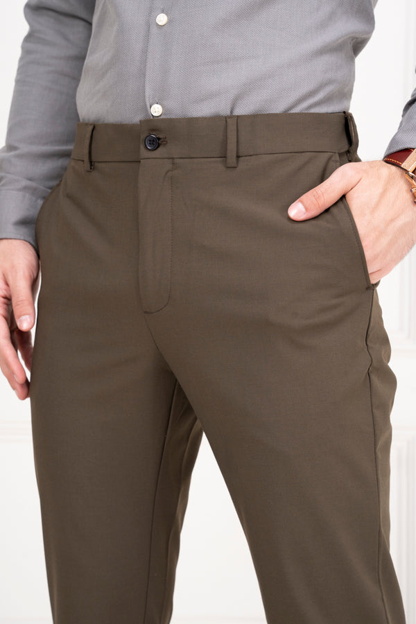 olive formal pants