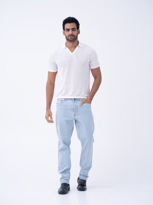 Frozen Blue Relaxed Fit Jeans