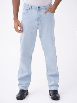 Frozen Blue Relaxed Fit Jeans