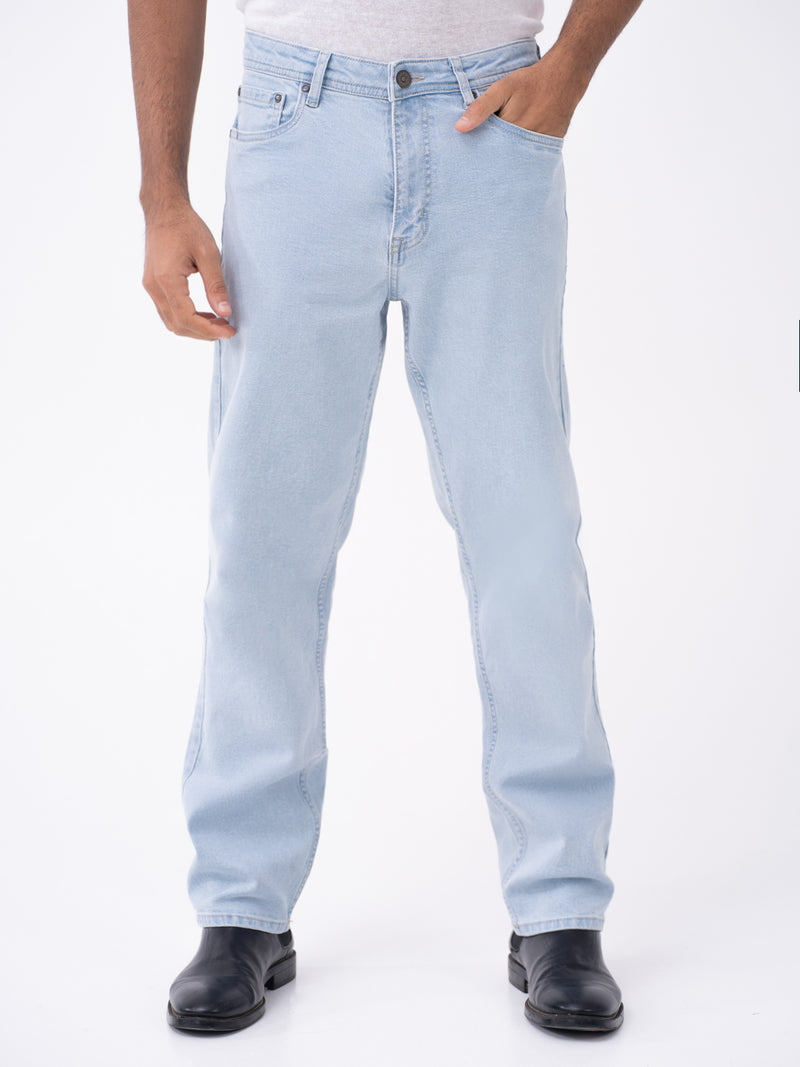 Frozen Blue Relaxed Fit Jeans