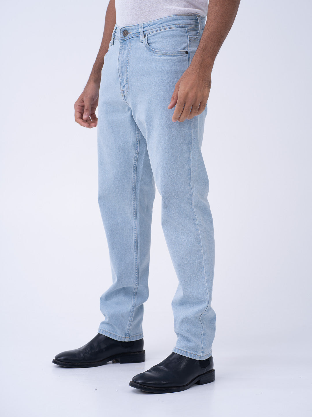 Frozen Blue Relaxed Fit Jeans