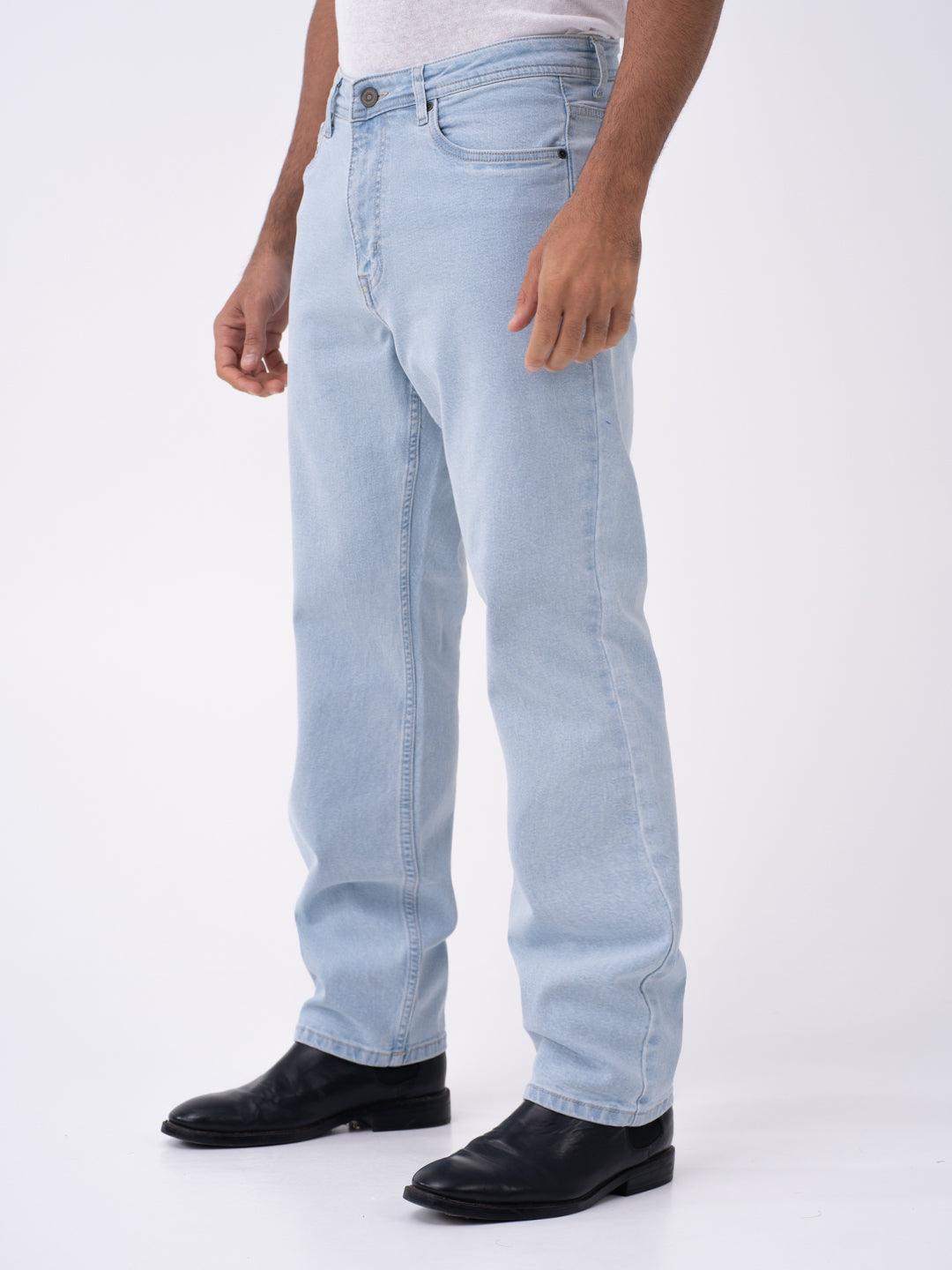 Frozen Blue Relaxed Fit Jeans