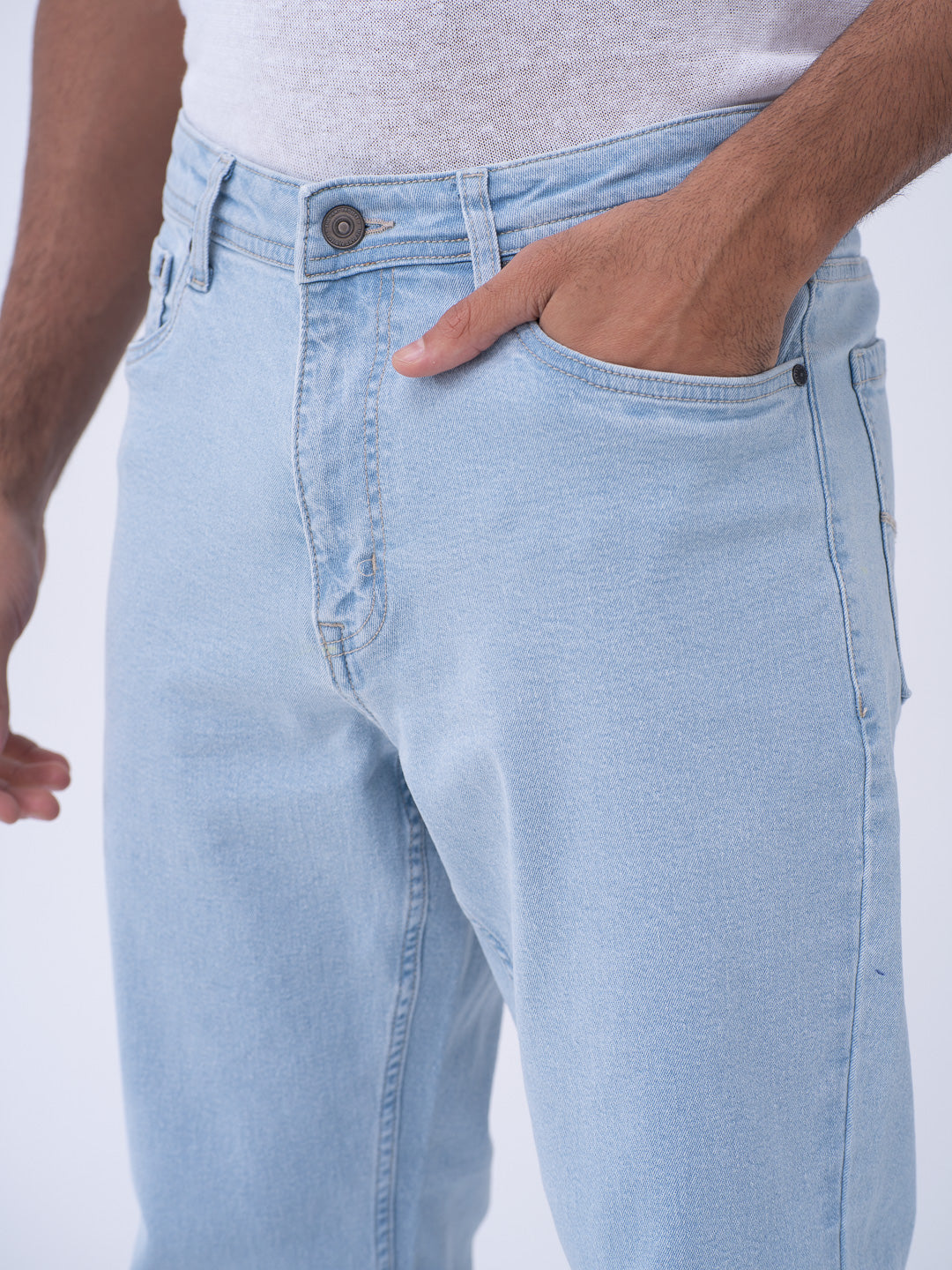 Frozen Blue Relaxed Fit Jeans