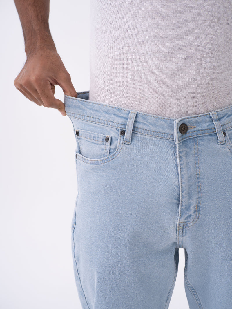 Frozen Blue Relaxed Fit Jeans