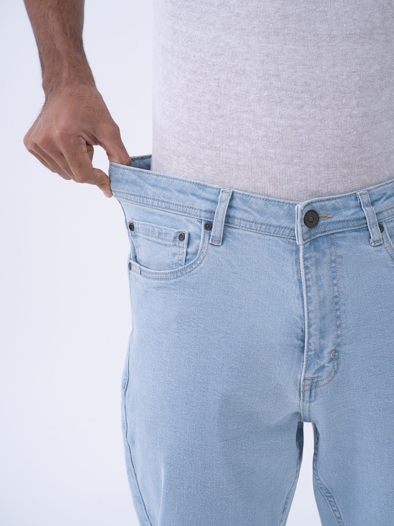 Frozen Blue Relaxed Fit Jeans