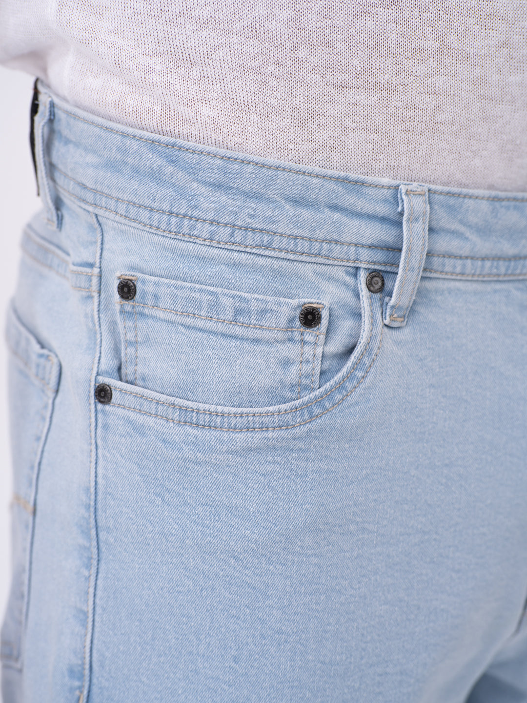 Frozen Blue Relaxed Fit Jeans