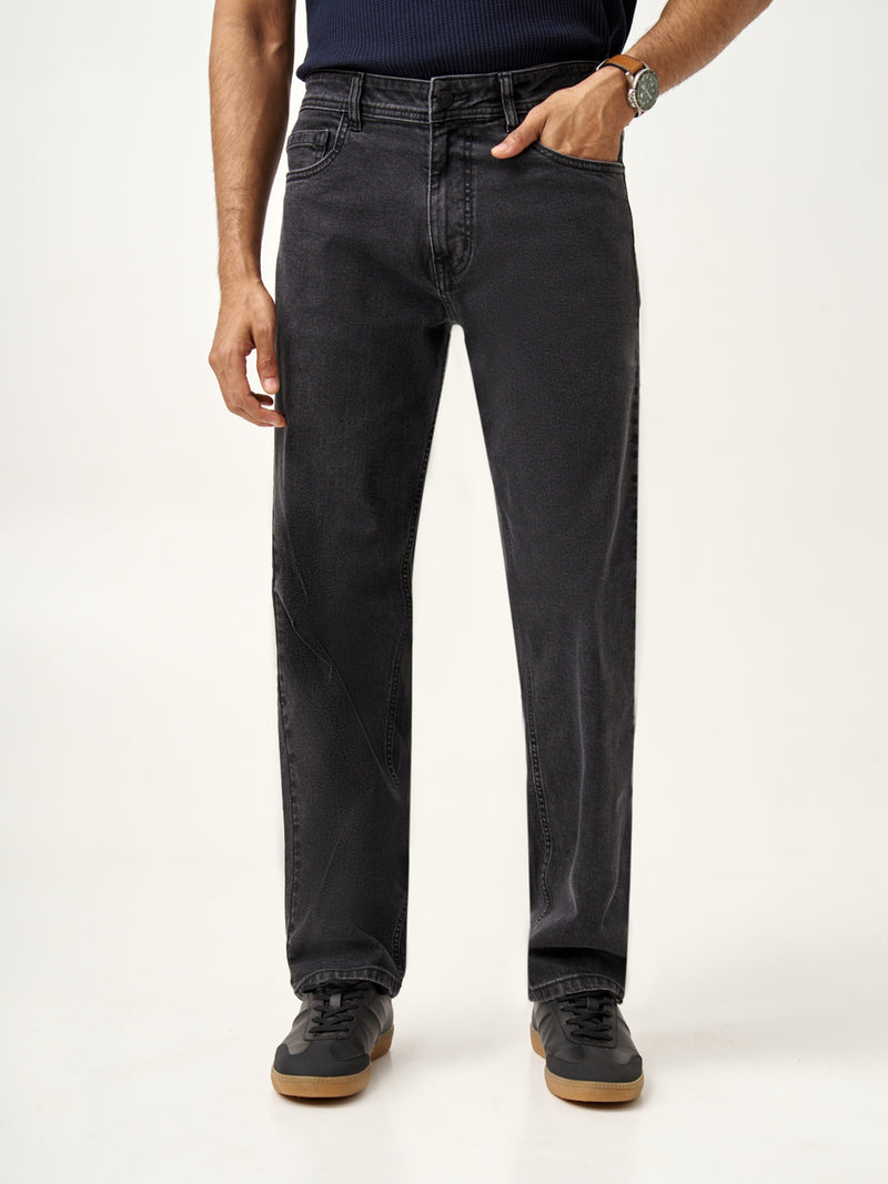 Faded Black Relaxed Fit Jeans