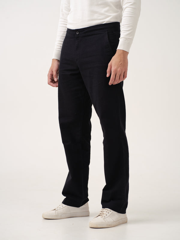 Belvidere Black All Day Lounge Cotton Pants