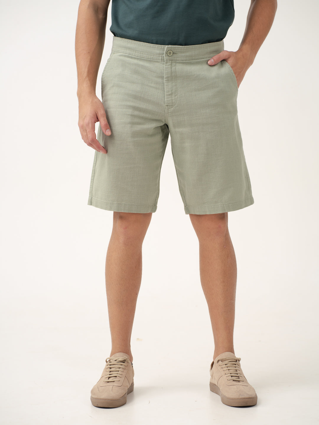 Grace Green All Day Lounge Cotton Shorts